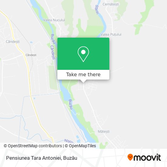 Pensiunea Tara Antoniei map