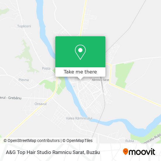 A&G Top Hair Studio Ramnicu Sarat map
