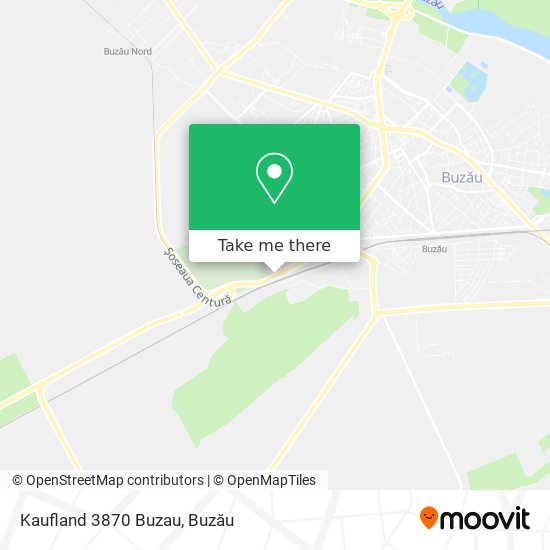 Kaufland 3870 Buzau map