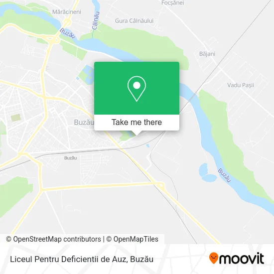 Liceul Pentru Deficientii de Auz map