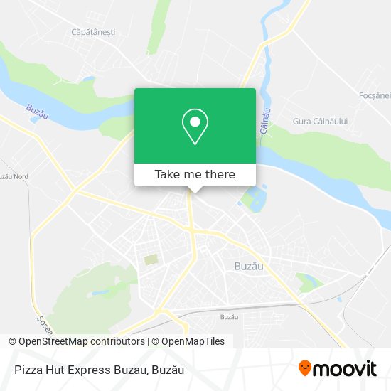 Pizza Hut Express Buzau map