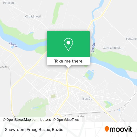 Showroom Emag Buzau map