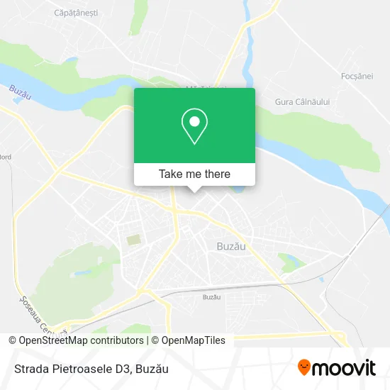 Strada Pietroasele D3 map