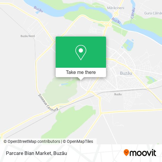 Parcare Bian Market map
