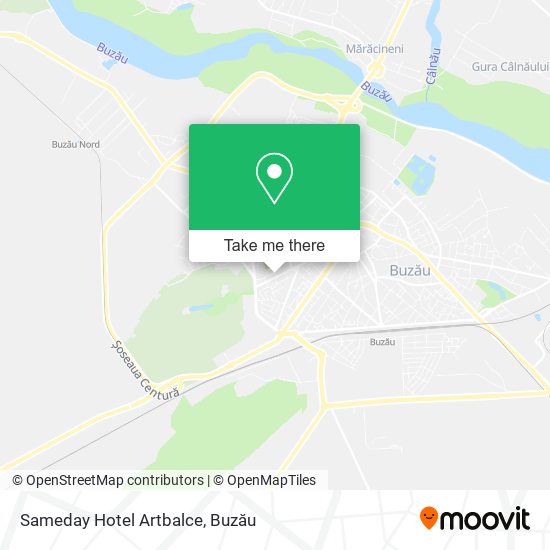 Sameday Hotel Artbalce map