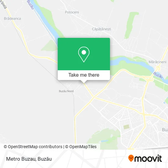 Metro Buzau map