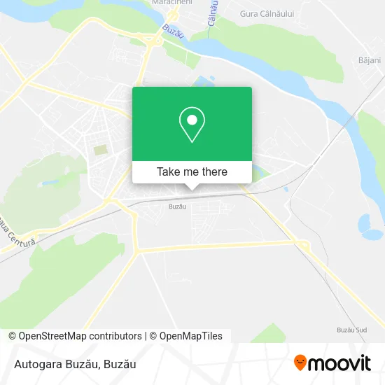 Autogara Buzău map