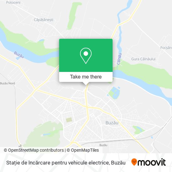 Stație de încărcare pentru vehicule electrice map