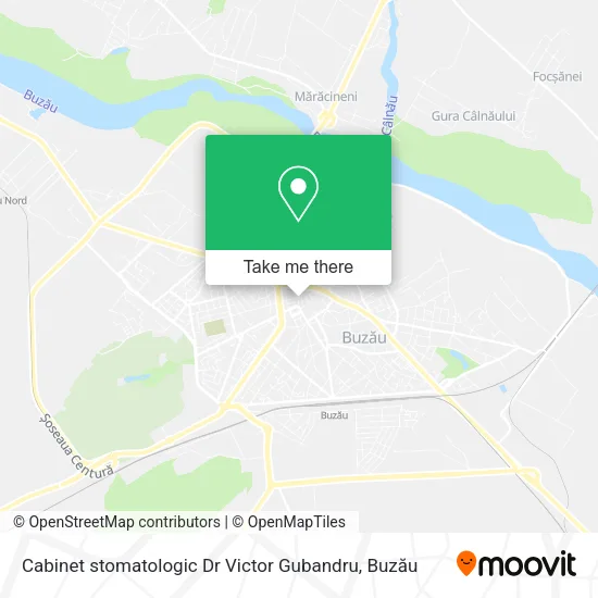 Cabinet stomatologic Dr Victor Gubandru map