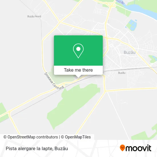 Pista alergare la lapte map