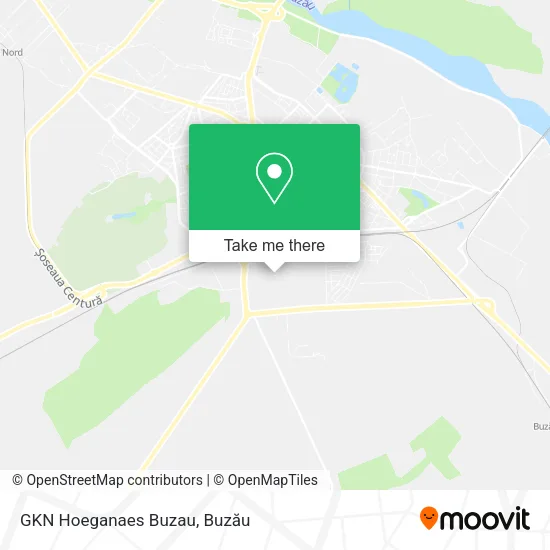 GKN Hoeganaes Buzau map