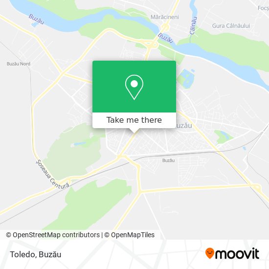 Toledo map