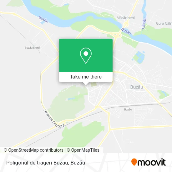 Poligonul de trageri Buzau map
