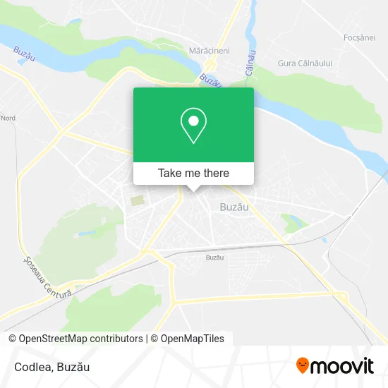 Codlea map