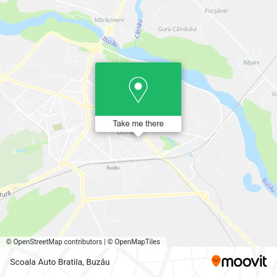Scoala Auto Bratila map
