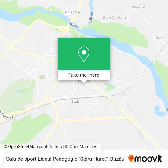 Sala de sport  Liceul Pedagogic "Spiru Haret" map