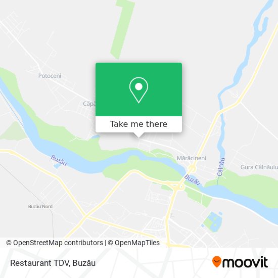 Restaurant TDV map