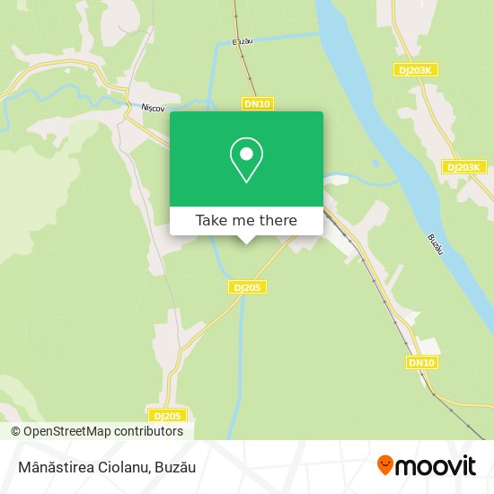 Mânăstirea Ciolanu map