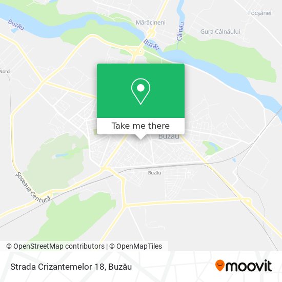 Strada Crizantemelor 18 map