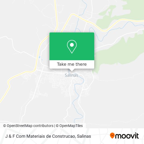 J & F Com Materiais de Construcao map