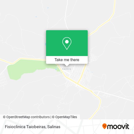 Fisioclinica Taiobeiras map