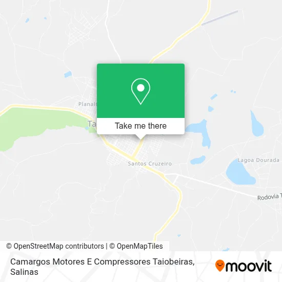 Camargos Motores E Compressores Taiobeiras map
