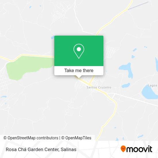 Rosa Chá Garden Center map