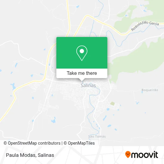 Paula Modas map