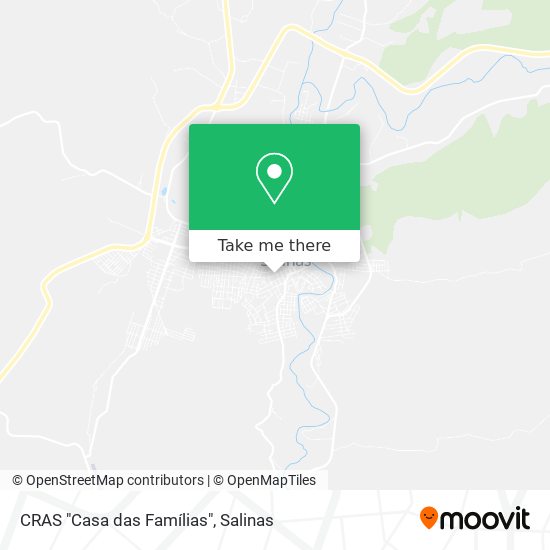 CRAS "Casa das Famílias" map