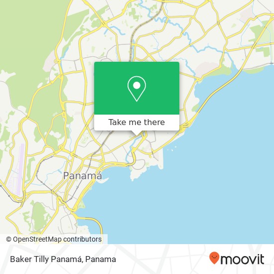 Baker Tilly Panamá map