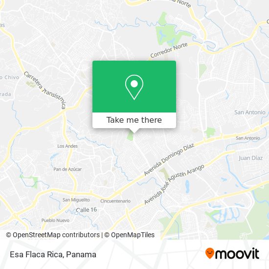 Esa Flaca Rica map