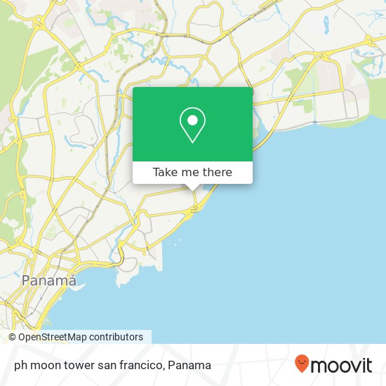 Mapa de ph moon tower san francico