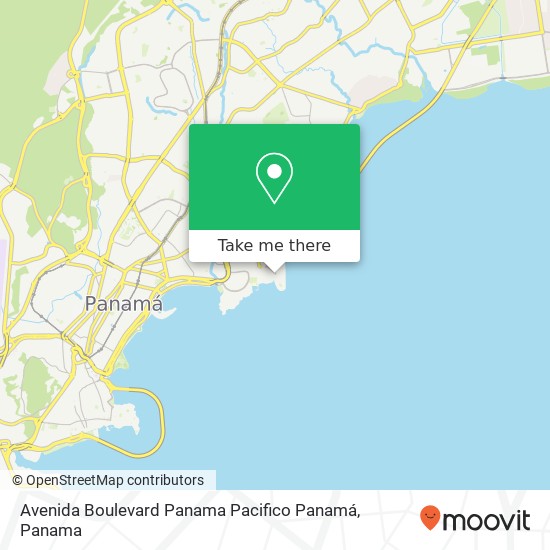 Avenida Boulevard Panama Pacifico  Panamá map