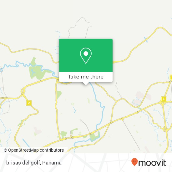 brisas del golf map