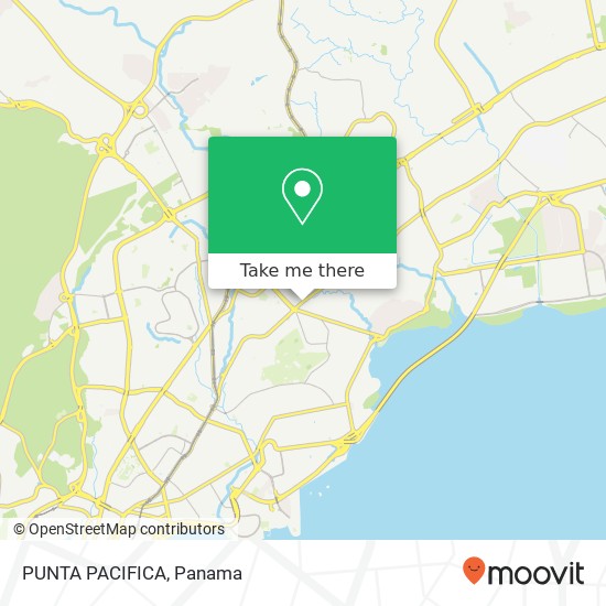 PUNTA PACIFICA map