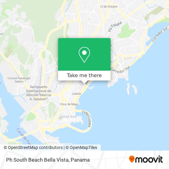 Ph South Beach Bella Vista map