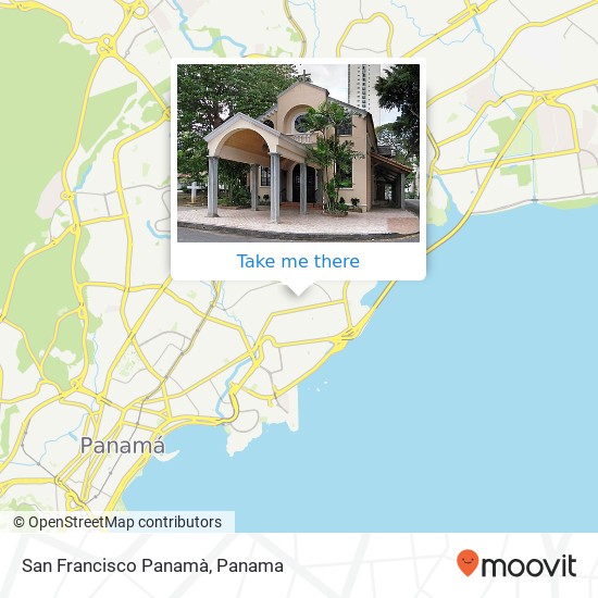 San Francisco  Panamà map