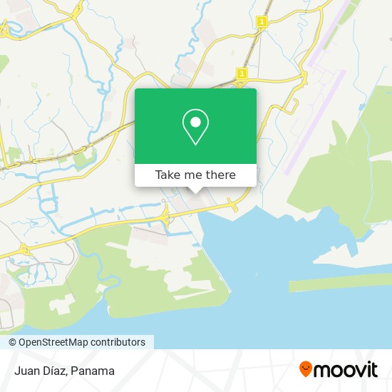 Juan Díaz map