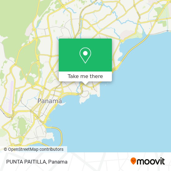 PUNTA PAITILLA map