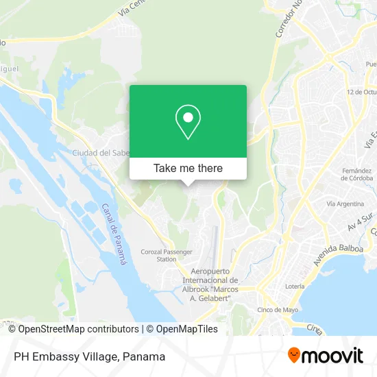 Mapa de PH Embassy Village
