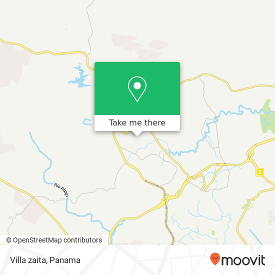 Villa zaita map