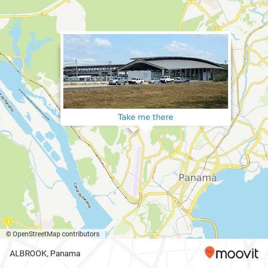 ALBROOK map