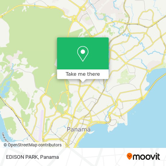 Mapa de EDISON PARK