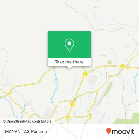 MANANITAS map