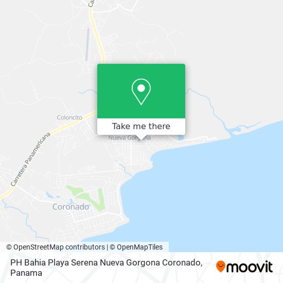 Mapa de PH Bahia Playa Serena  Nueva  Gorgona  Coronado
