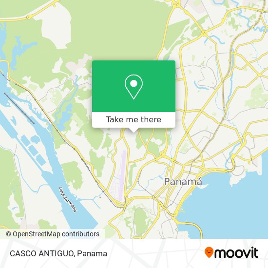 CASCO ANTIGUO map