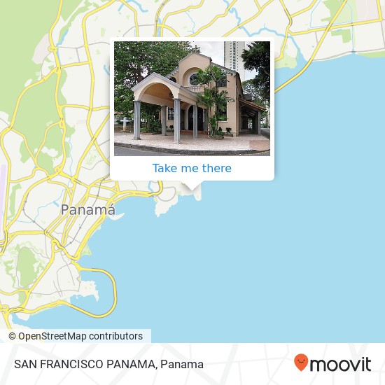 SAN FRANCISCO PANAMA map