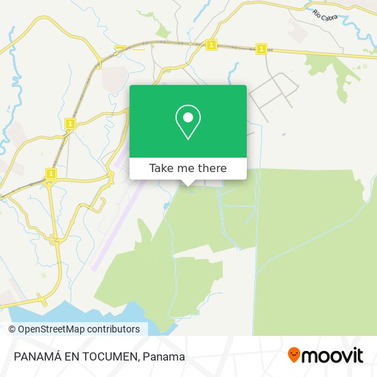 PANAMÁ EN TOCUMEN map