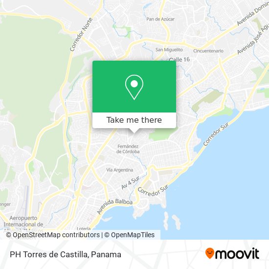 Mapa de PH Torres de Castilla