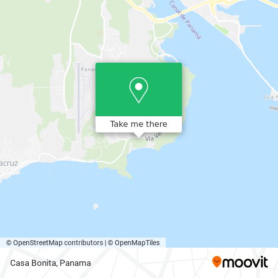 Mapa de Casa Bonita